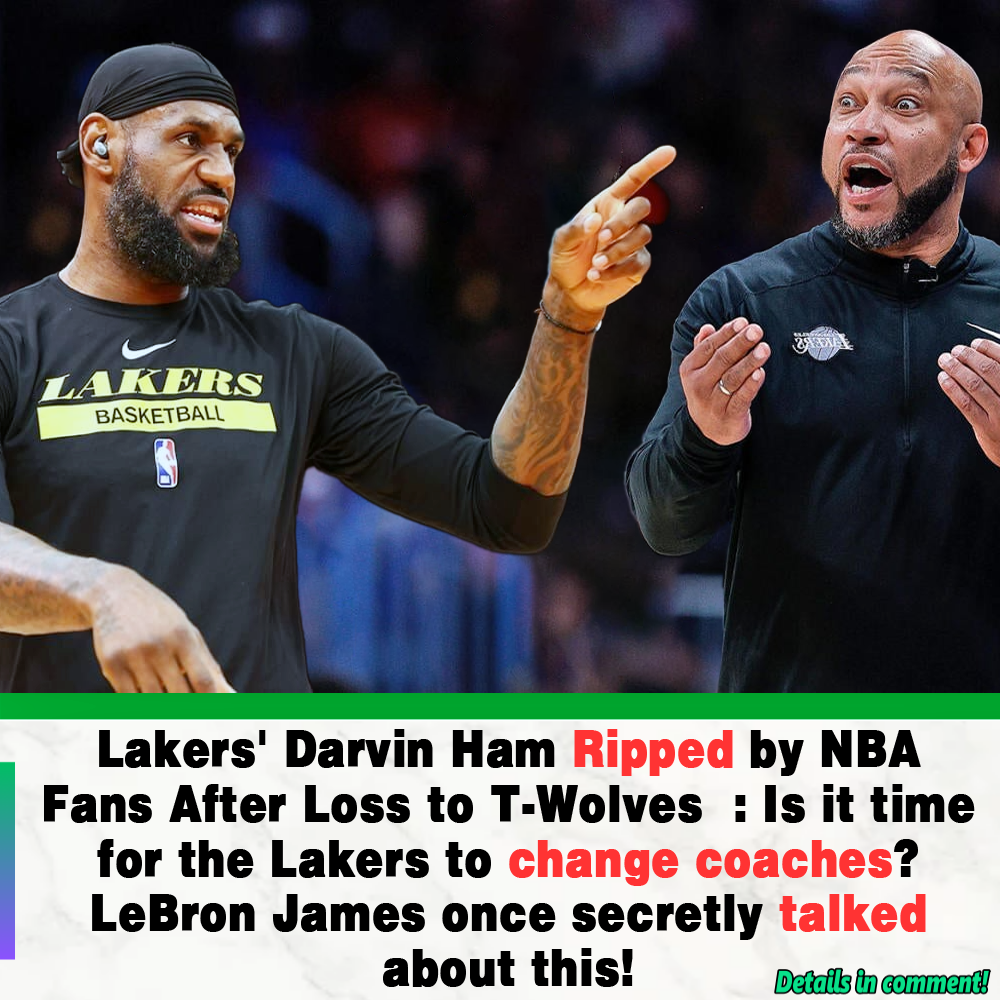 Lakers Darvin Ham Ripped By Nba Fans After Loss To T Wolves Is It