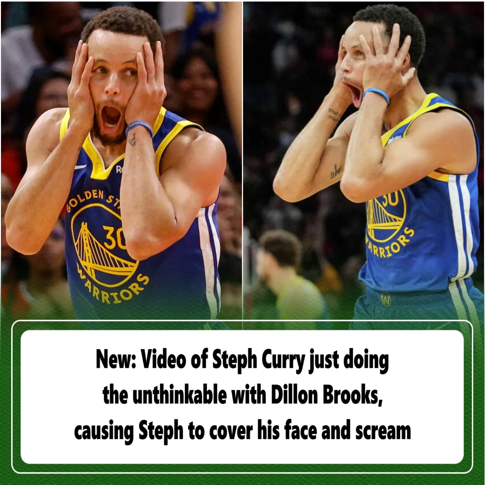 New Video of Steph Curry just doing the unthinkable with Dillon Brooks