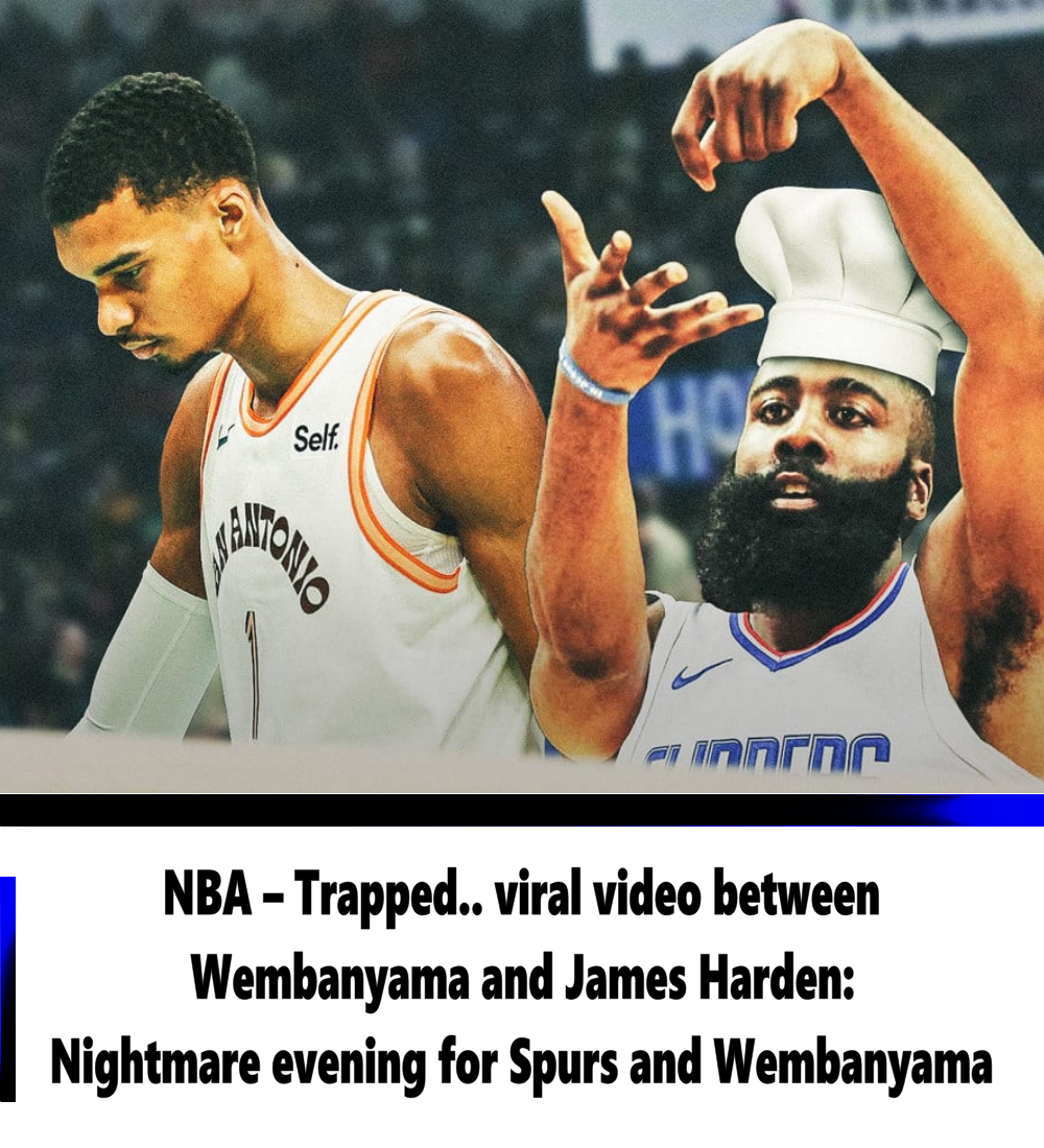 NBA – Trapped.. viral video between Wembanyama and James Harden ...