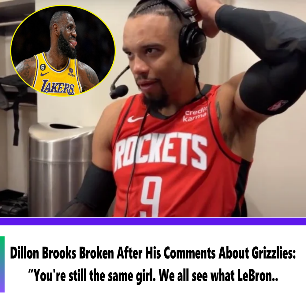 NBA Dillon Brooks breaks down after his comments about Grizzlies