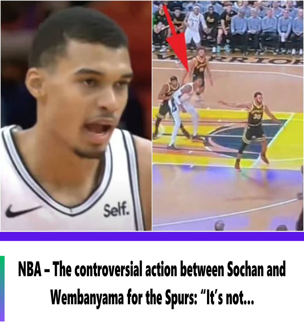 NBA – The Controversial Action Between Sochan And Wembanyama For The ...