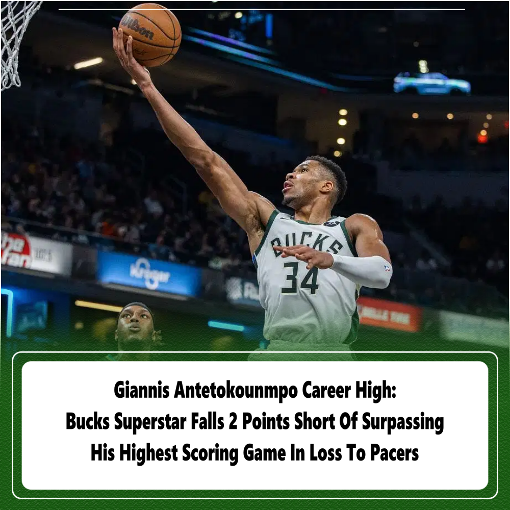 Giannis Antetokounmpo Career High: Bucks Superstar Falls 2 Points Short ...