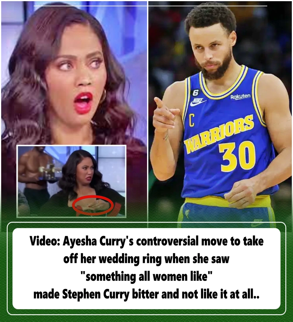 Video Ayesha Curry's controversial move to take off her wedding ring