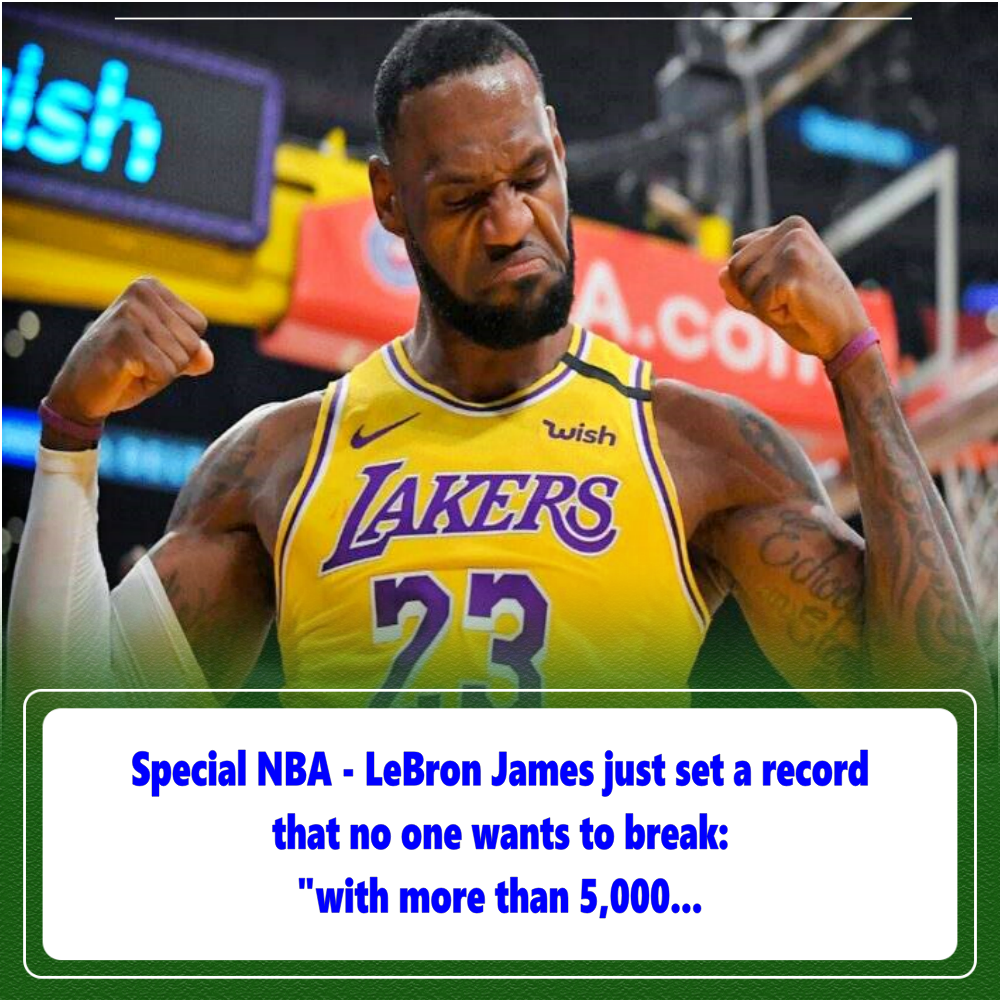 Special: LeBron James just set a record that no one wants to break ...