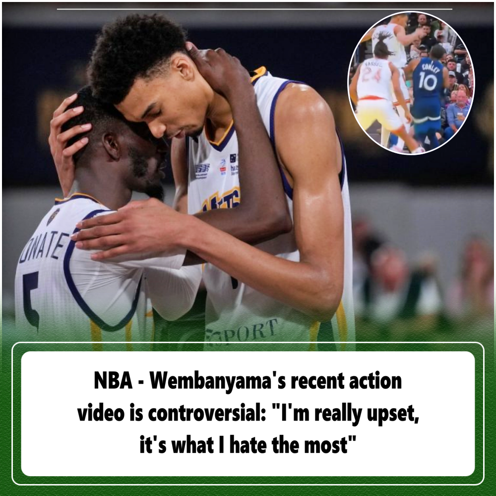 NBA - Wembanyama's Recent Action Video Is Controversial: "I'm Really ...