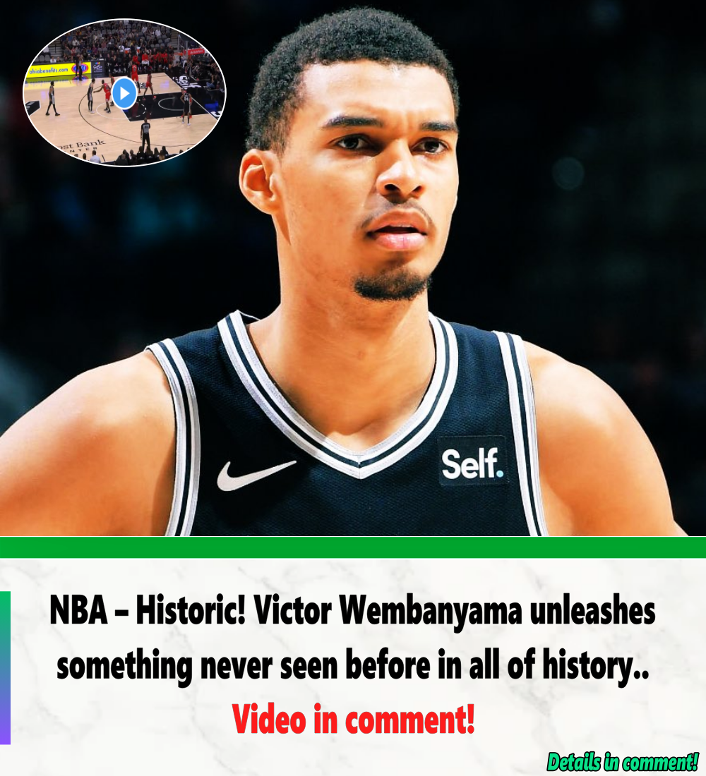 NBA – Historic! Victor Wembanyama Unleashes Something Never Seen Before ...