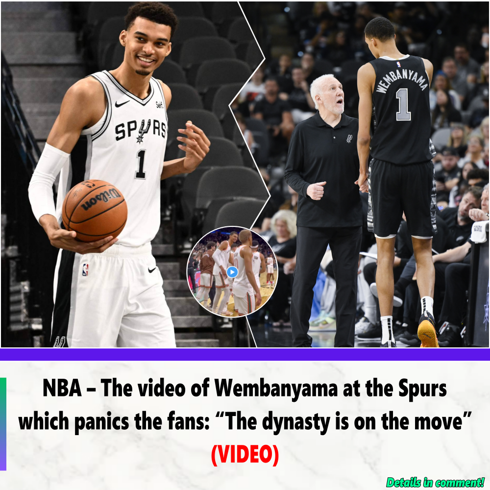 NBA – The Video Of Wembanyama At The Spurs Which Panics The Fans: “The ...