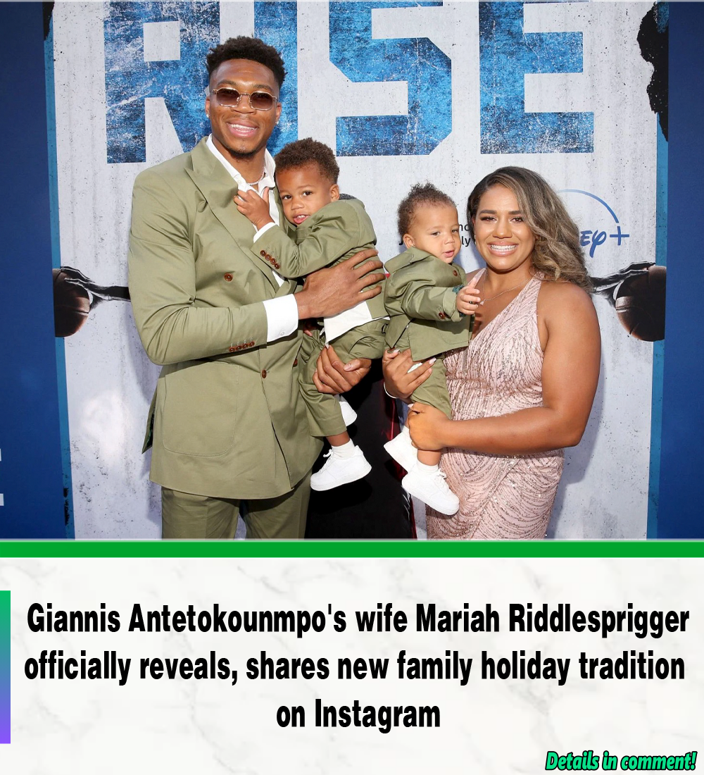 Giannis Antetokounmpo's Wife Mariah Riddlesprigger Officially Reveals ...