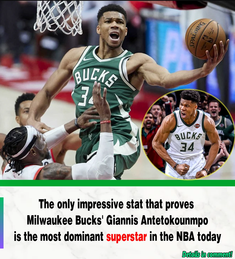 The only impressive stat that proves Milwaukee Bucks' Giannis