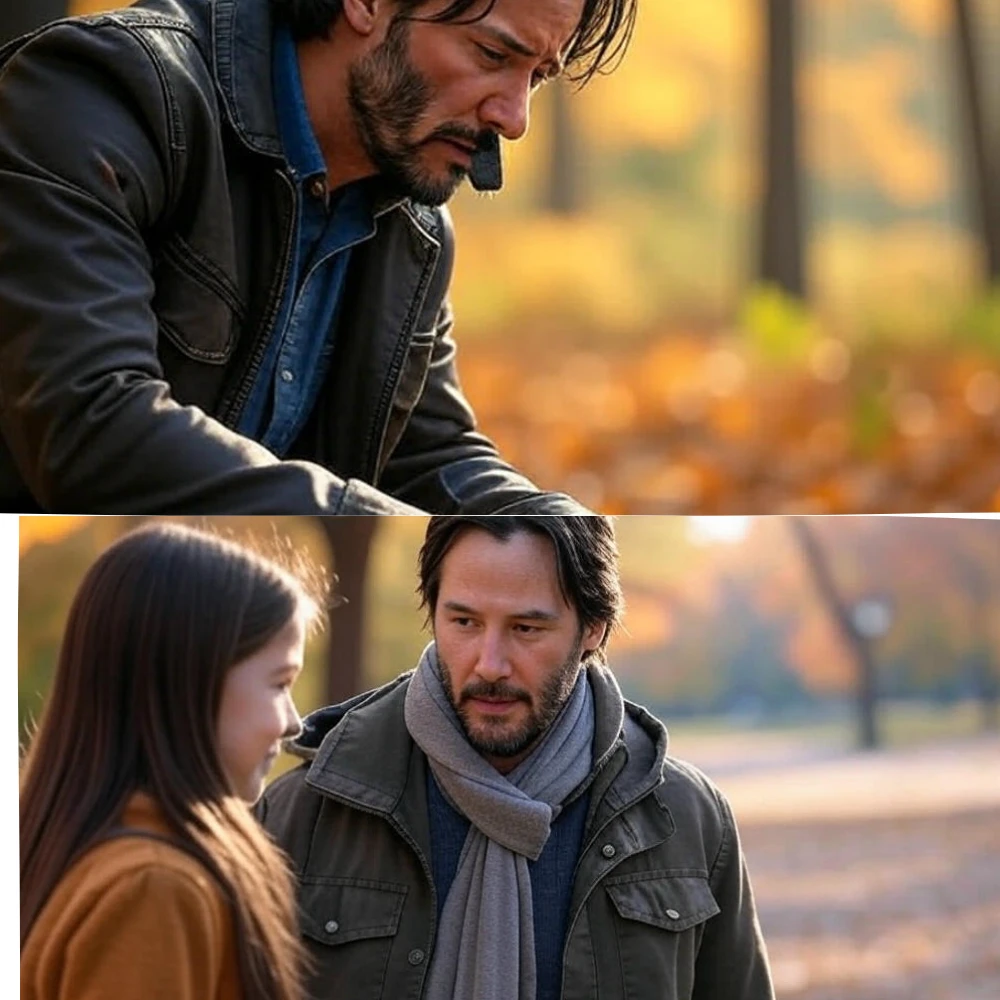 One Sentence from a Mysterious Girl in Central Park Changed Keanu